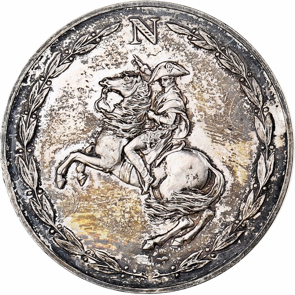 France, Medal, Napoléon Bonaparte, Bicentenaire, 1969, Silver, MS(60-62)