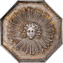 France, Token, Compagnie du Soleil, Incendie, 1829, Silver, MS(60-62)