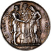 Francia, medalla, Mariage, La Religion les Unit, 1888, Plata, Depaulis, EBC