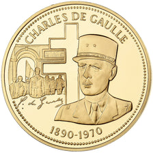 France, Médaille, Charles De Gaulle, Vermeil, FDC