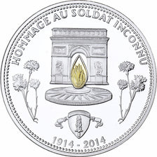 France, Medal, Hommage au soldat inconnu, Silver, MS(65-70)