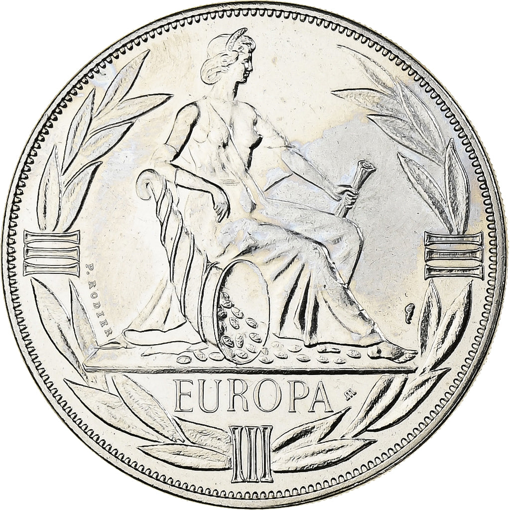 France, Medal, Ecu Europa, Europe Assise, 1980, Copper-nickel, Rodier, MS(64)