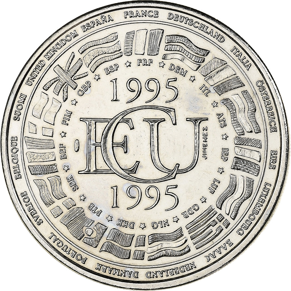 France, Médaille, Ecu Europa, 1995, Cupro-nickel, Rodier, SPL+