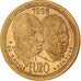 Francia, medaglia, 10 Euro Essai, De Gaulle-Adenauer, 1998, Rame dorato