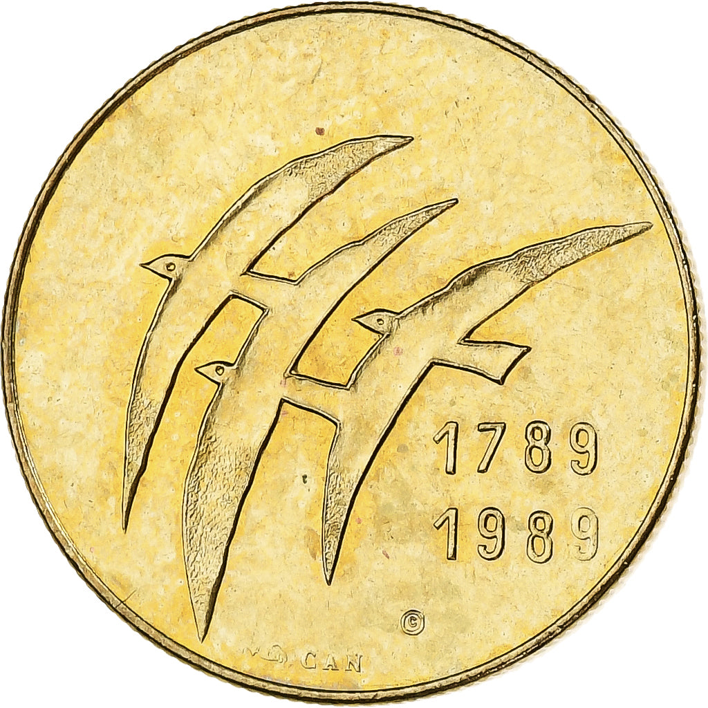 France, Médaille, Révolution Française, Serment du Jeu de Paume, 1989