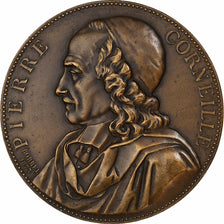 France, Medal, Pierre Corneille, 1873, Bronze, Borrel, AU(55-58)