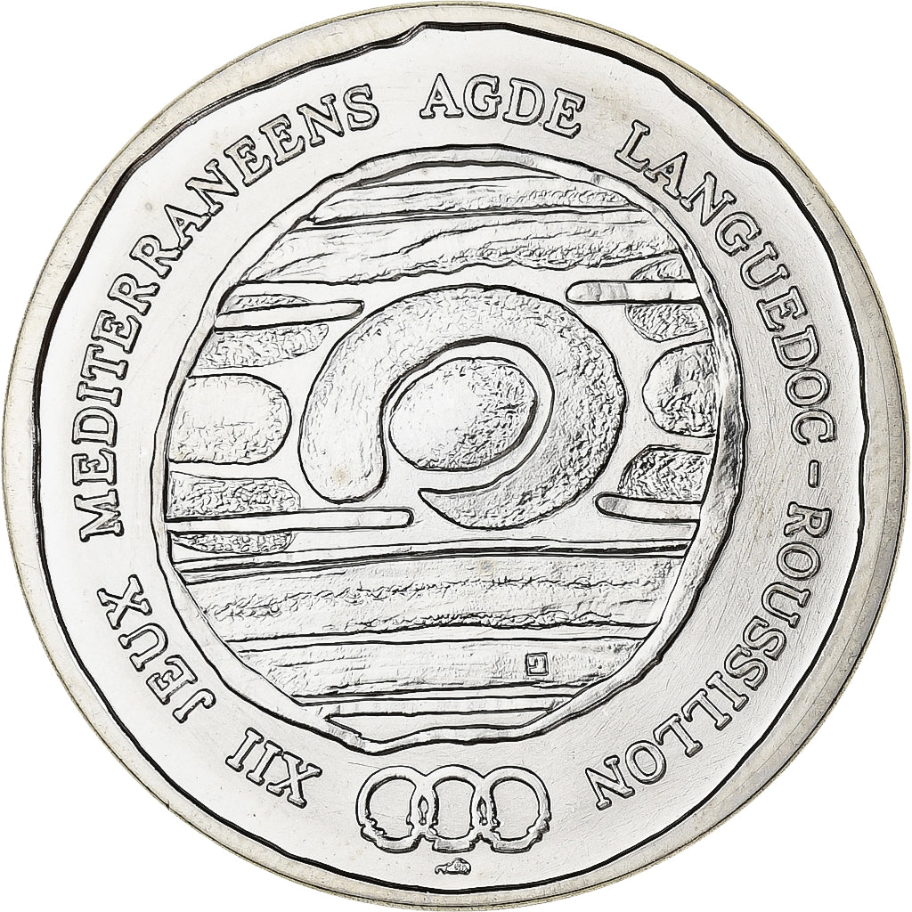 France, Medal, Jeux Méditerranéens, 1993, Copper-nickel, MS(65-70)