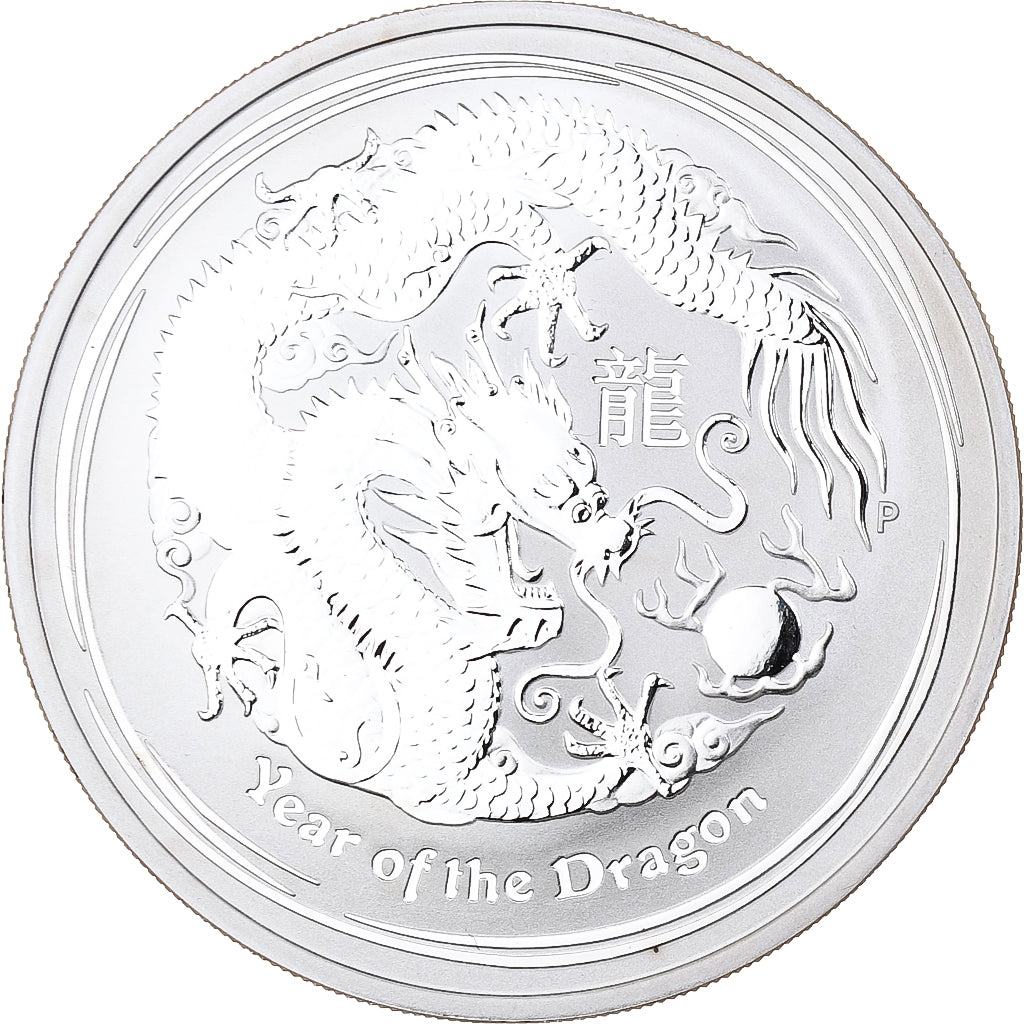 Moneta, Australia, Elizabeth II, Dollar, 2012, Perth, Proof, FDC, Argento