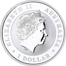 Australia, Dollar, Australian Kookaburra, 2017, Bullion, Silver, MS(65-70)