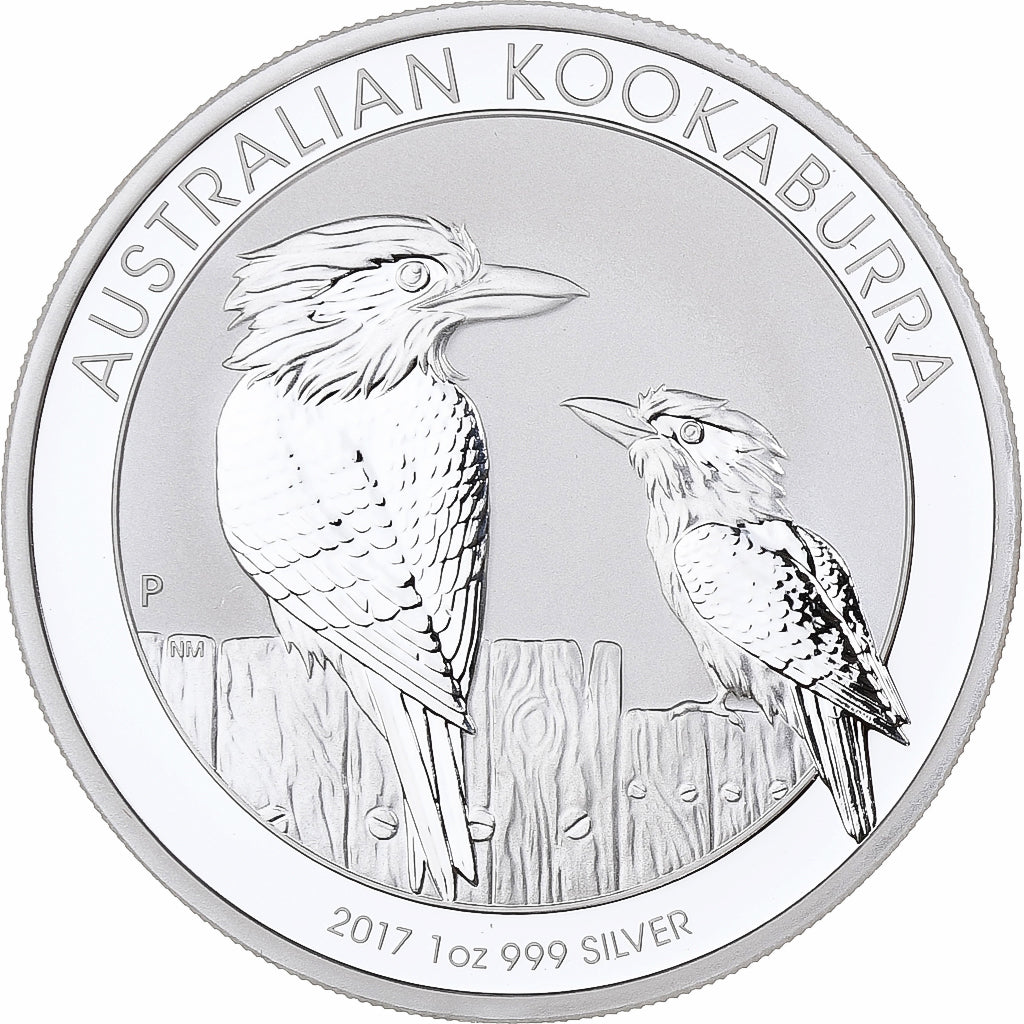 Australia, Dollar, Australian Kookaburra, 2017, Bullion, Silver, MS(65-70)