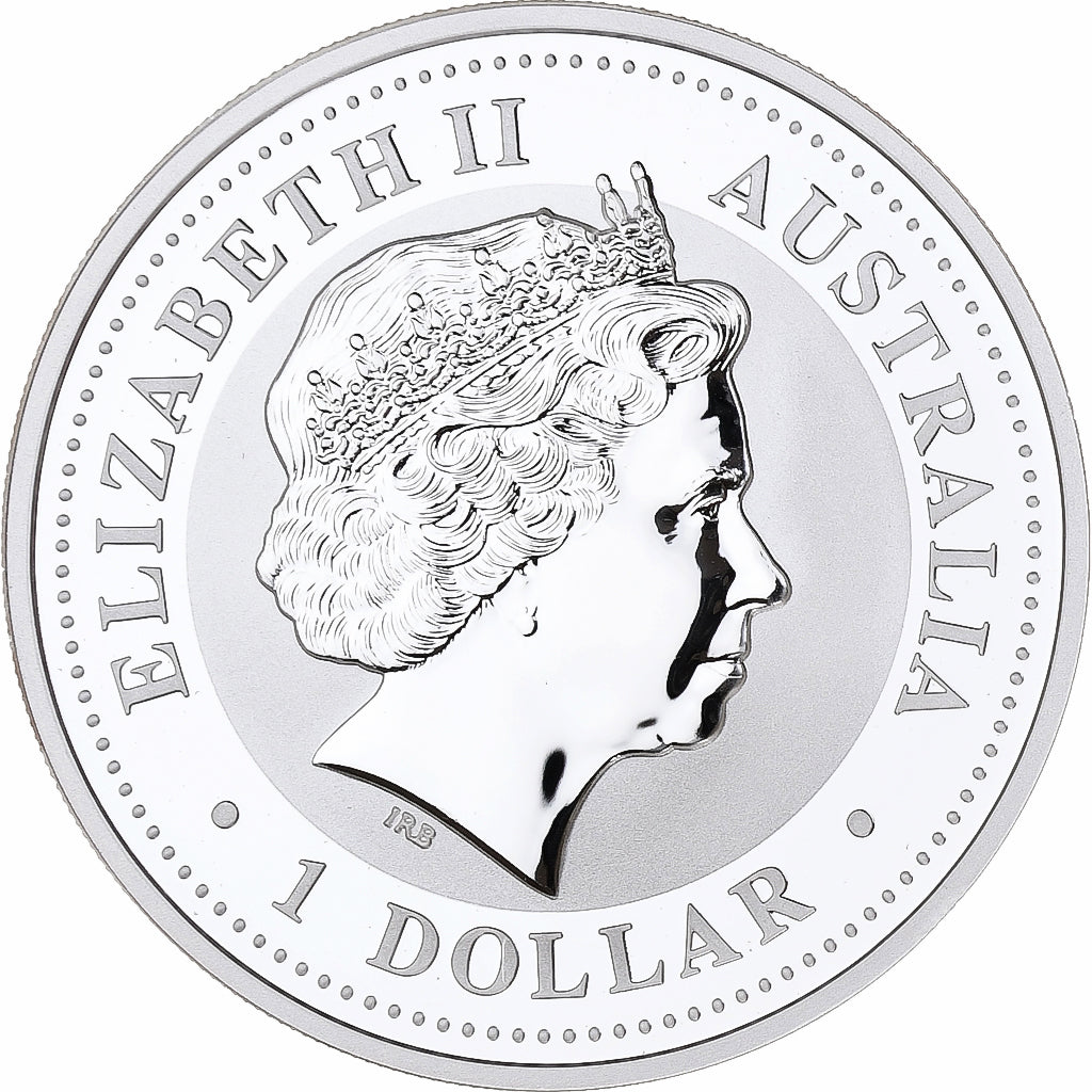 Australia, 1 Dollar, Australian Kookaburra, 2005, 1 Oz, Silver, MS(65-70)