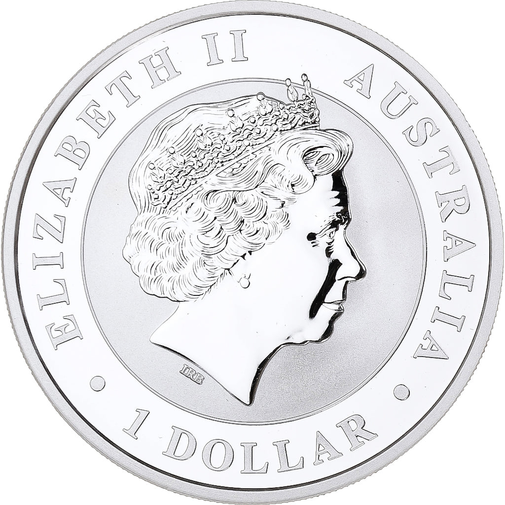 Australia, Dollar, Australian Kookaburra, 2018, Bullion, Silver, MS(65-70)