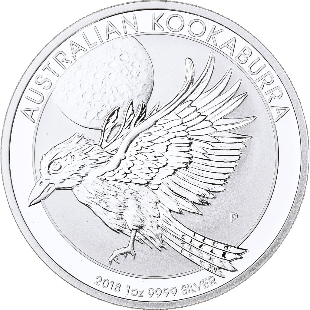 Australia, Dollar, Australian Kookaburra, 2018, Bullion, Silver, MS(65-70)
