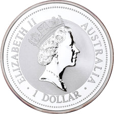 Australia, 1 Dollar, Australian Kookaburra, 1997, 1 Oz, Silver, MS(65-70)