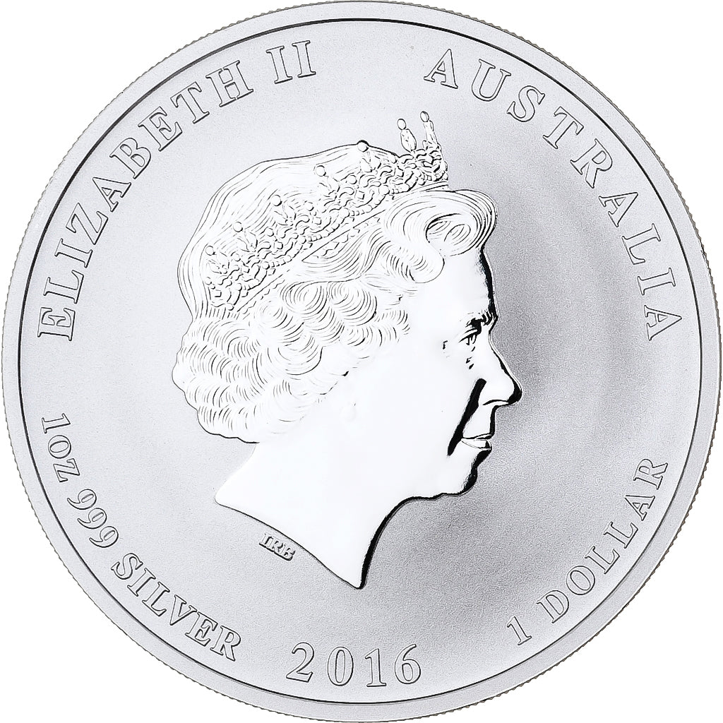 Australia, 1 Dollar, Year of the Monkey, 2016, 1 Oz, Argento, FDC