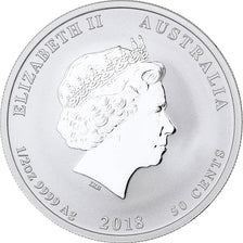 Australia, Elizabeth II, 50 Cents, Year of the Dog, 2018, Perth, Silver