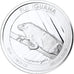 Fiji, 1 Dollar, Fiji Iguana, 2016, 1 Oz, Silver, MS(65-70)