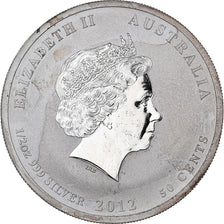 Australia, Elizabeth II, 50 Cents, 2012, Perth, Silver, MS(63), KM:1663