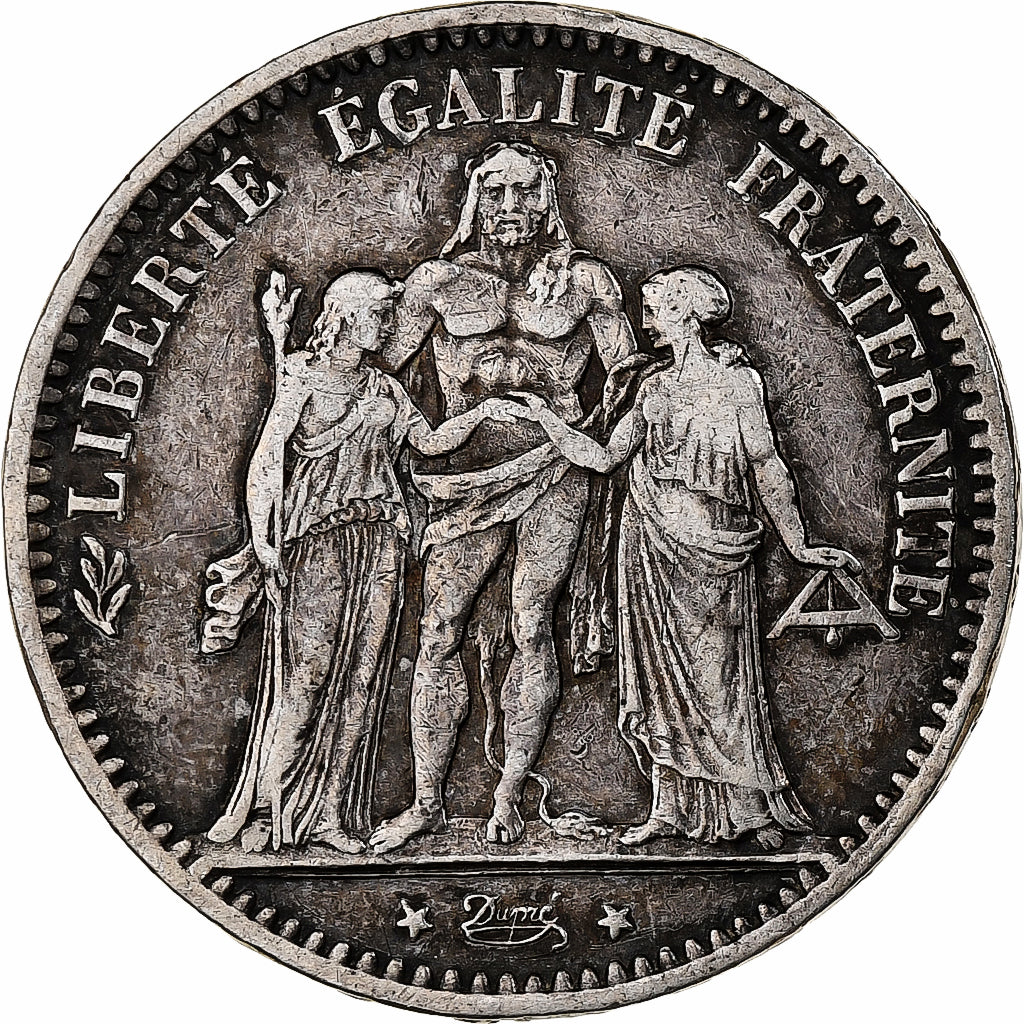 Monnaie, France, Hercule, 5 Francs, 1875, Paris, TB+, Argent, Gadoury:745a