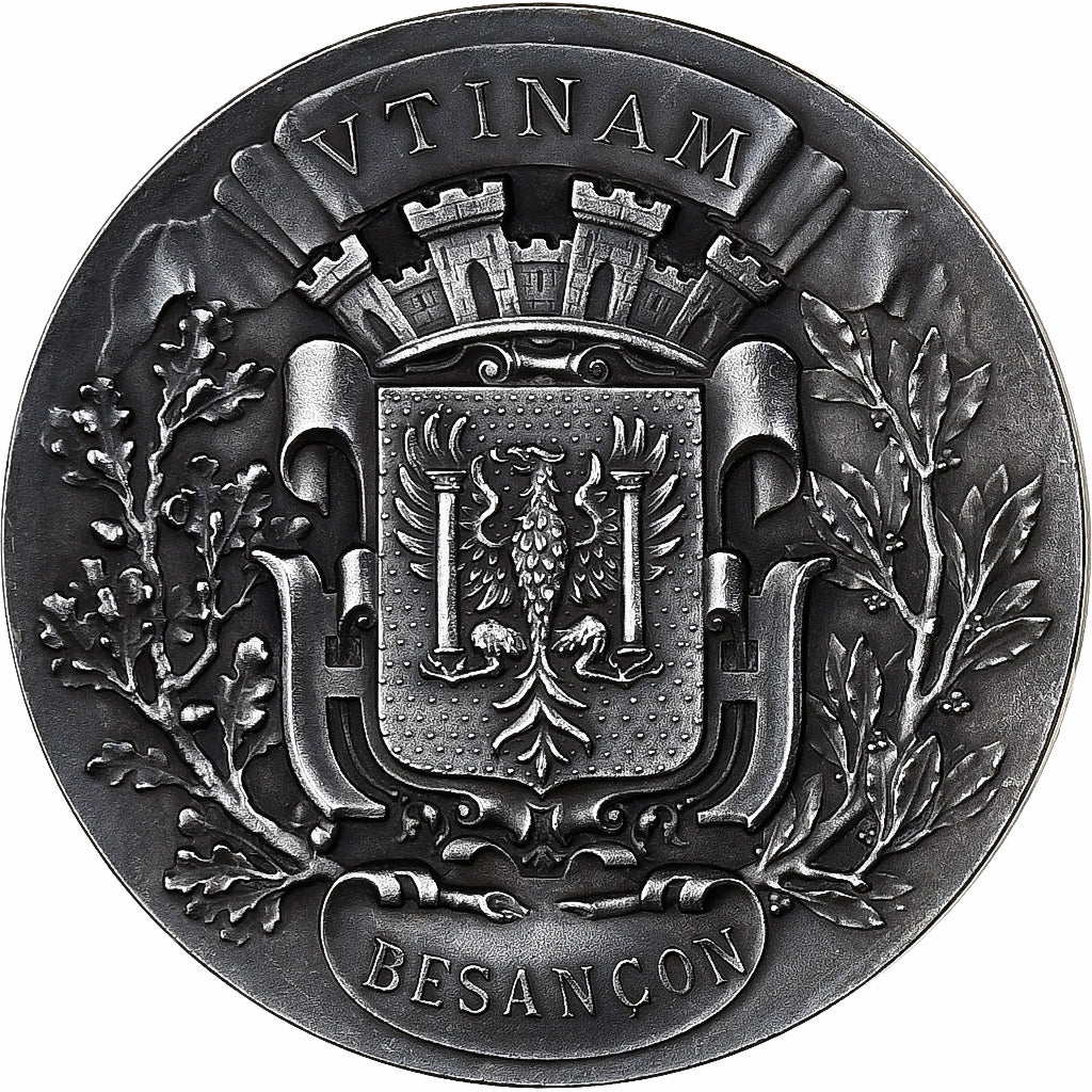 France, Médaille, Centenaire de la Caisse d'Epargne de Besançon, 1934, Bronze