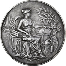 France, Medal, Caisse d'Epargne de Guingamp, Silver, AU(55-58)