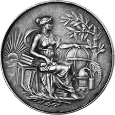 France, Medal, Caisse d'Epargne de Guingamp, Silver, AU(55-58)