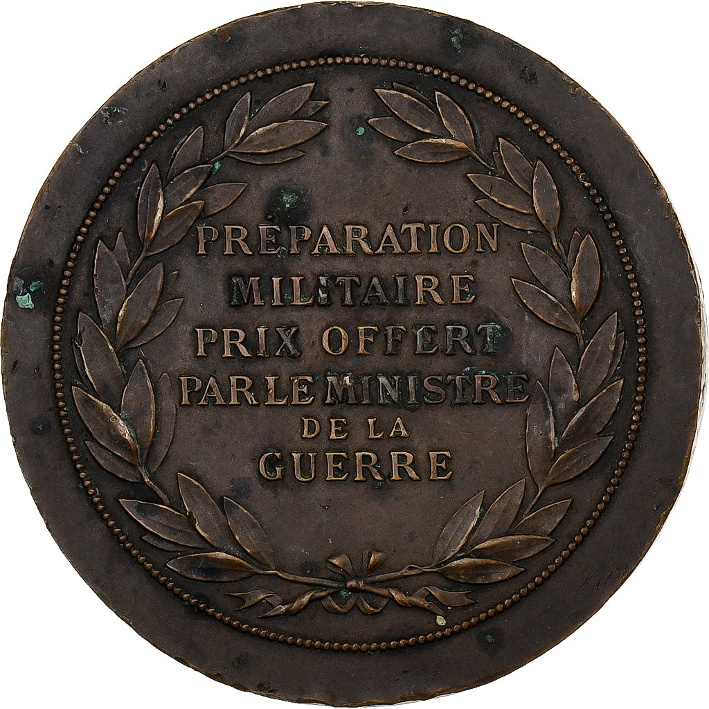 Francja, medal, Préparation Militaire, Offert par le Ministre de la Guerre