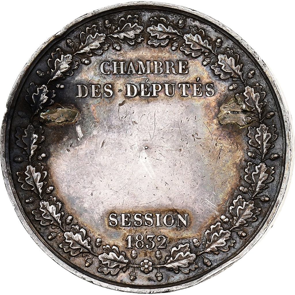 França, medalha, Louis-Philippe Ier, Chambre des Députés, Session, 1832