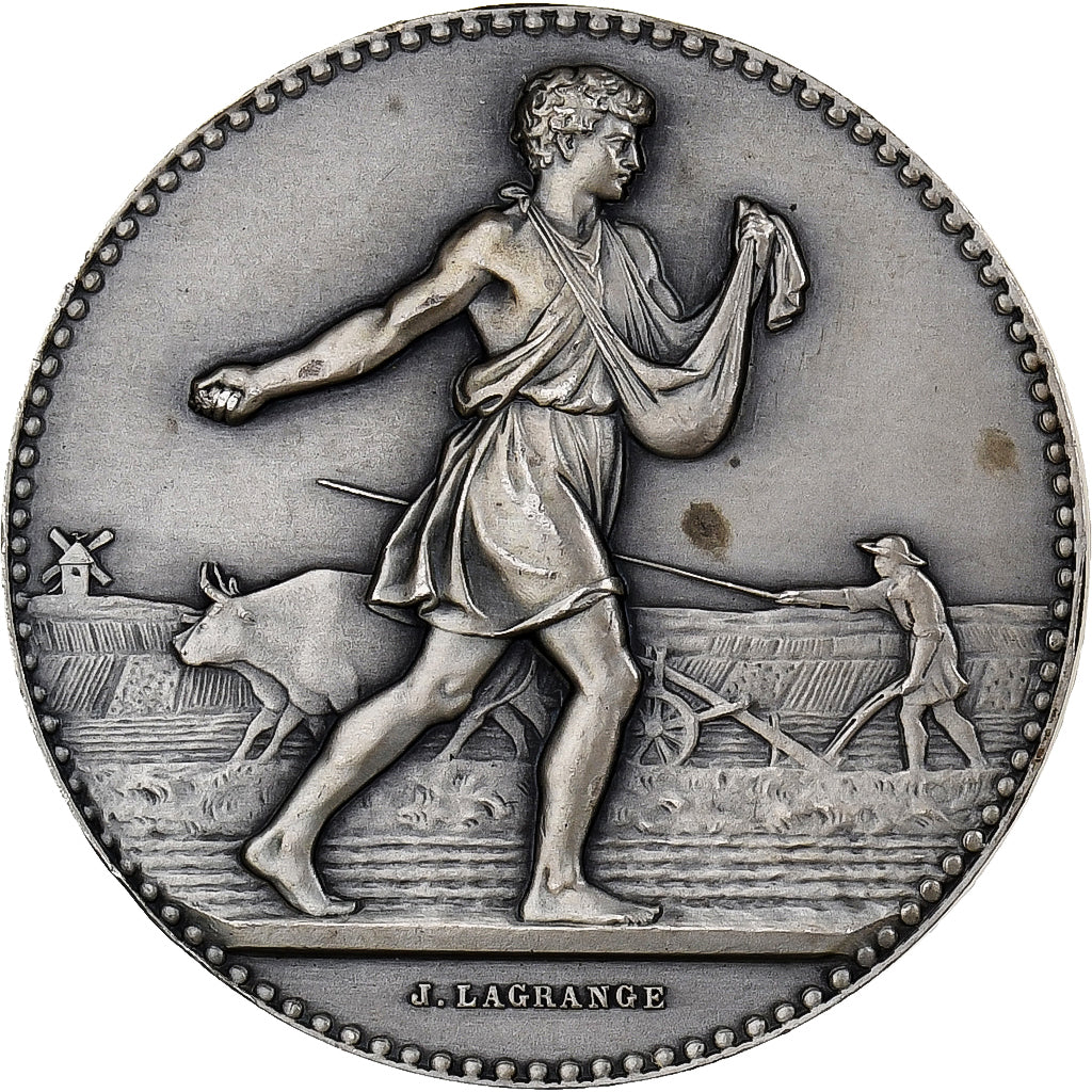 France, Medal, Ministère de l'Agriculture, Associations Agricoles, Silver