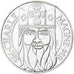 France, 100 Francs, Charlemagne, 1990, Silver, AU(55-58), Gadoury:954, KM:982