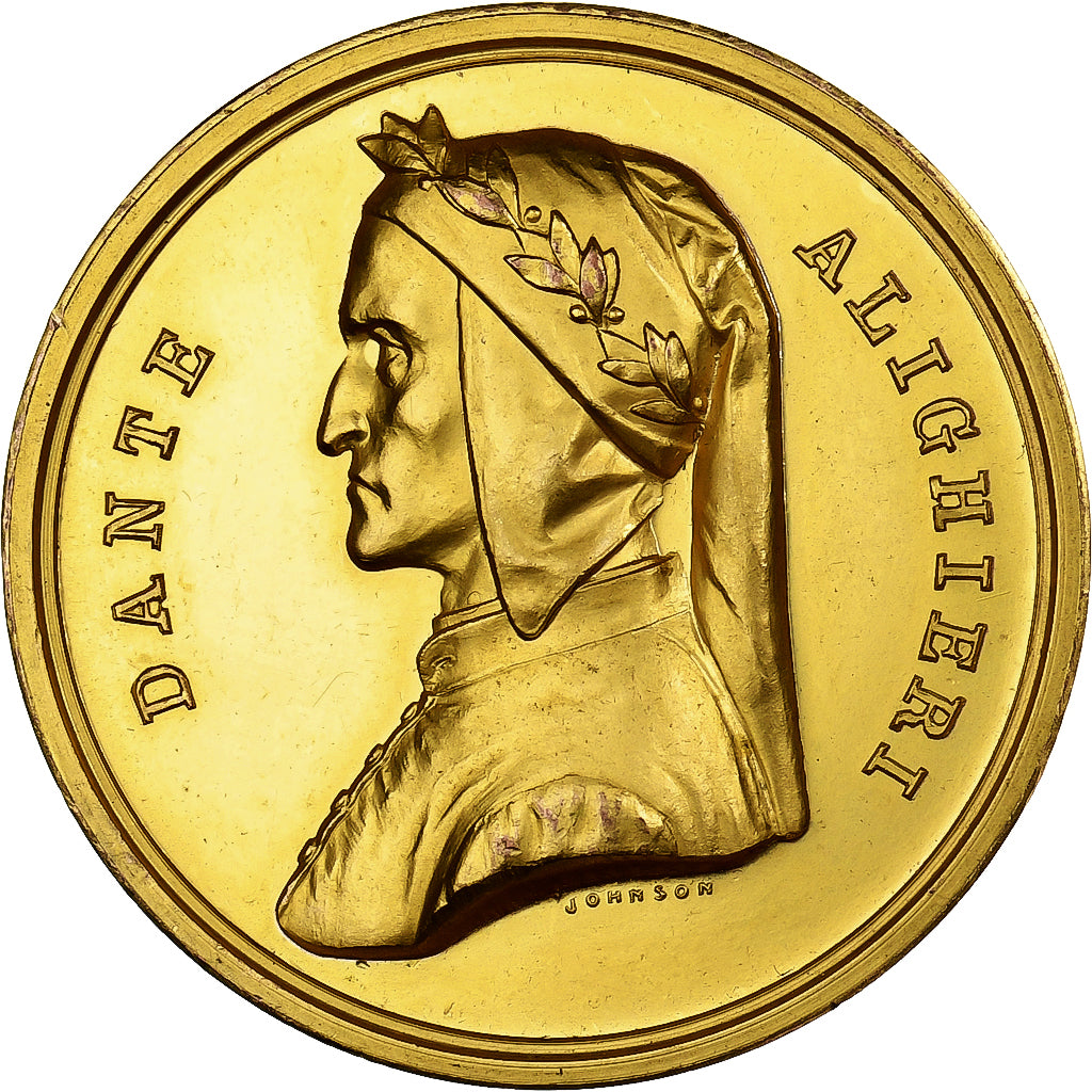 Italie, Médaille, Dante Alighieri, Congresso Nazionale Studi Danteschi, 1961