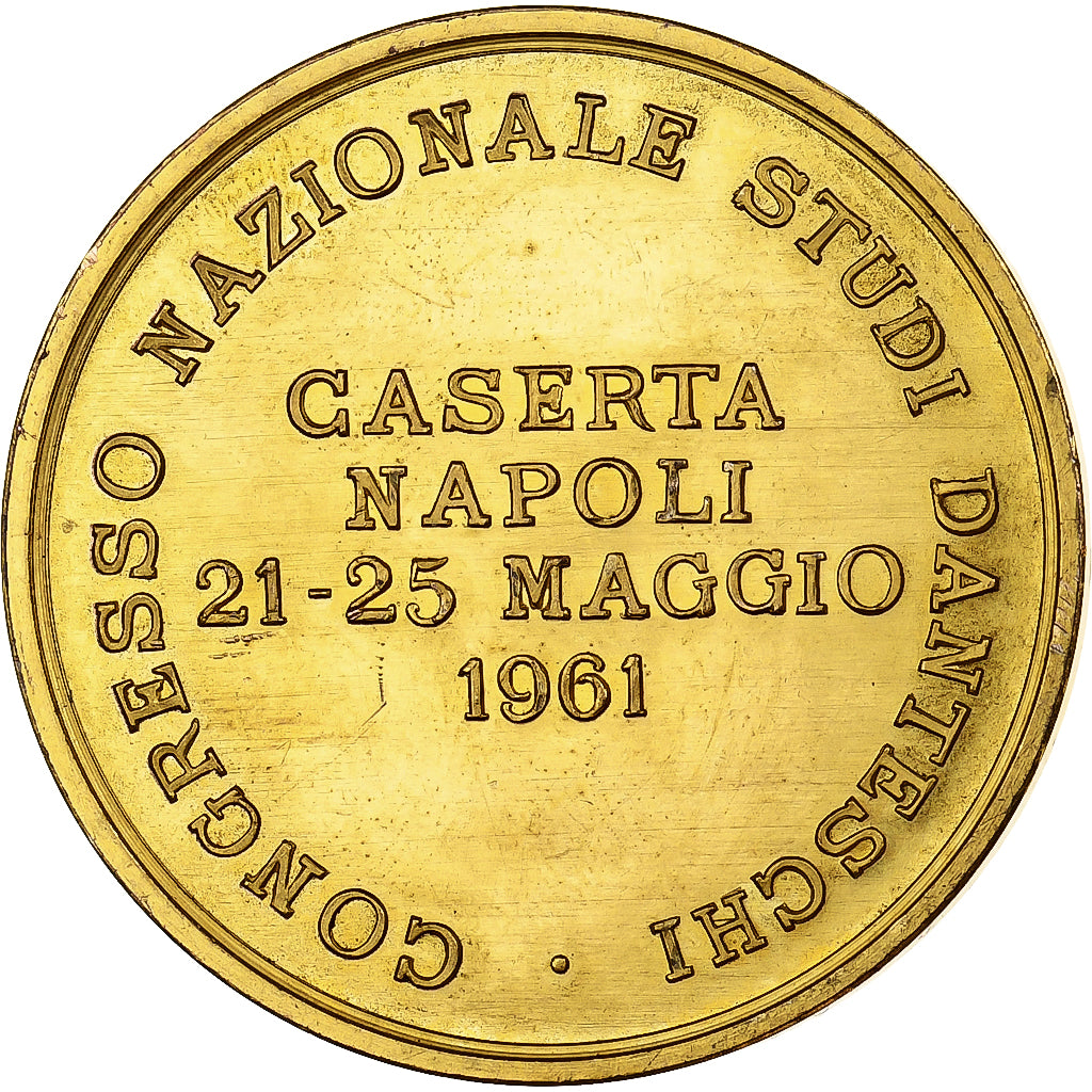 Italie, Médaille, Dante Alighieri, Congresso Nazionale Studi Danteschi, 1961