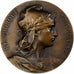 France, Medal, Offert par Mr Bellanger, Sénateur d'Ille et Vilaine, Bronze