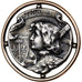 France, Broche, Jeanne d'Arc, Silvered bronze, EF(40-45)