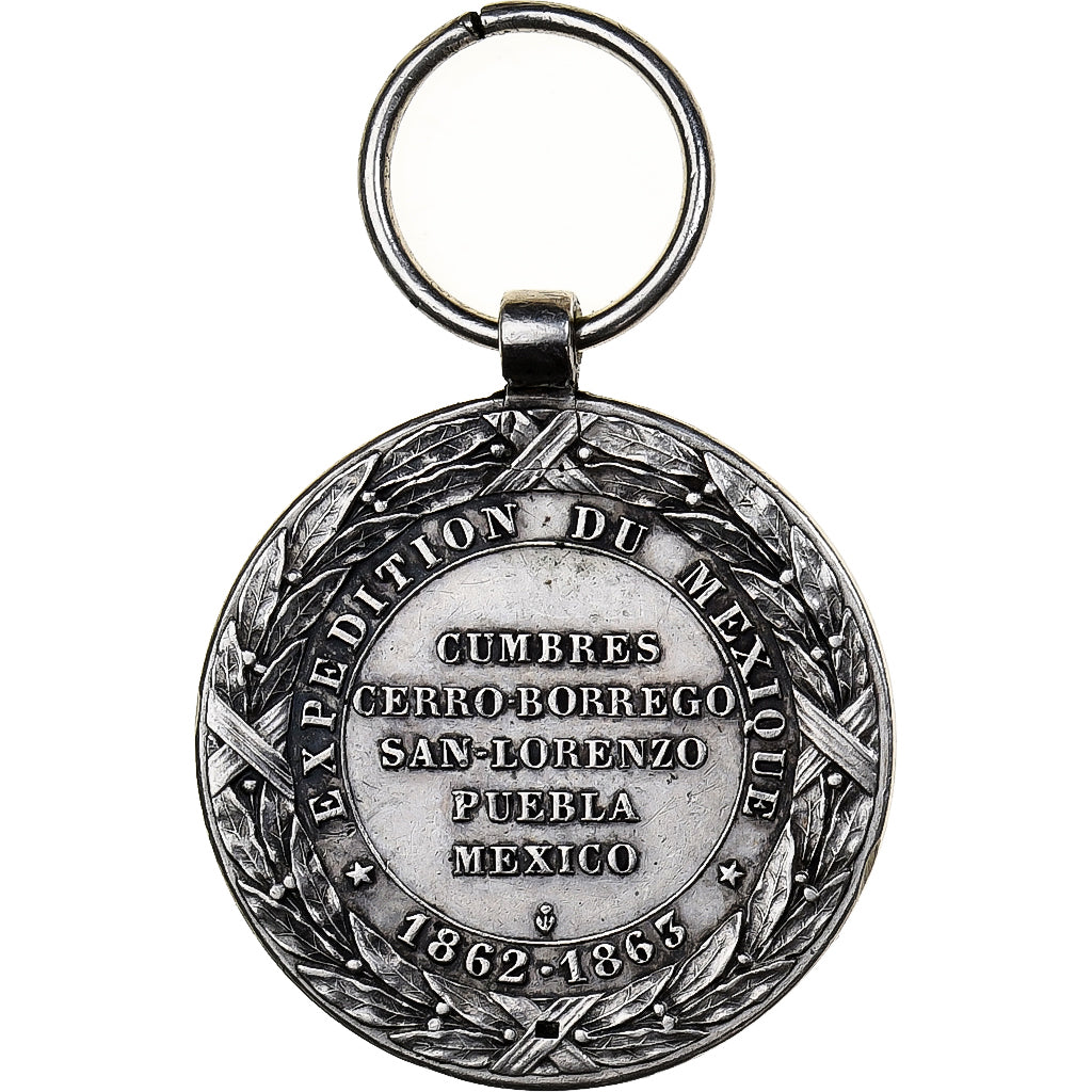 Francja, Napoléon III, Expédition du Méxique, Historia, medal, 1862-1863