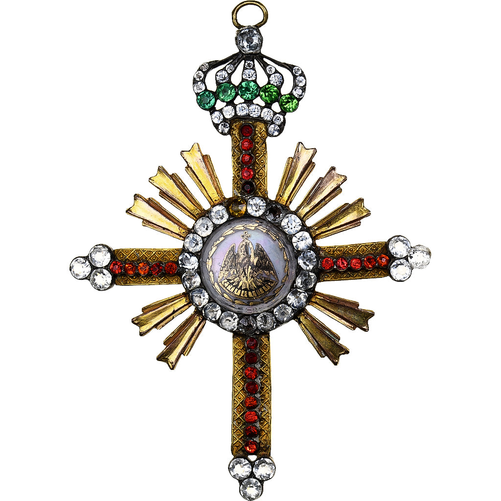 France, Bijou Rose Croix, Masonic, Medal, Excellent Quality, Copper Gilt, 96 X