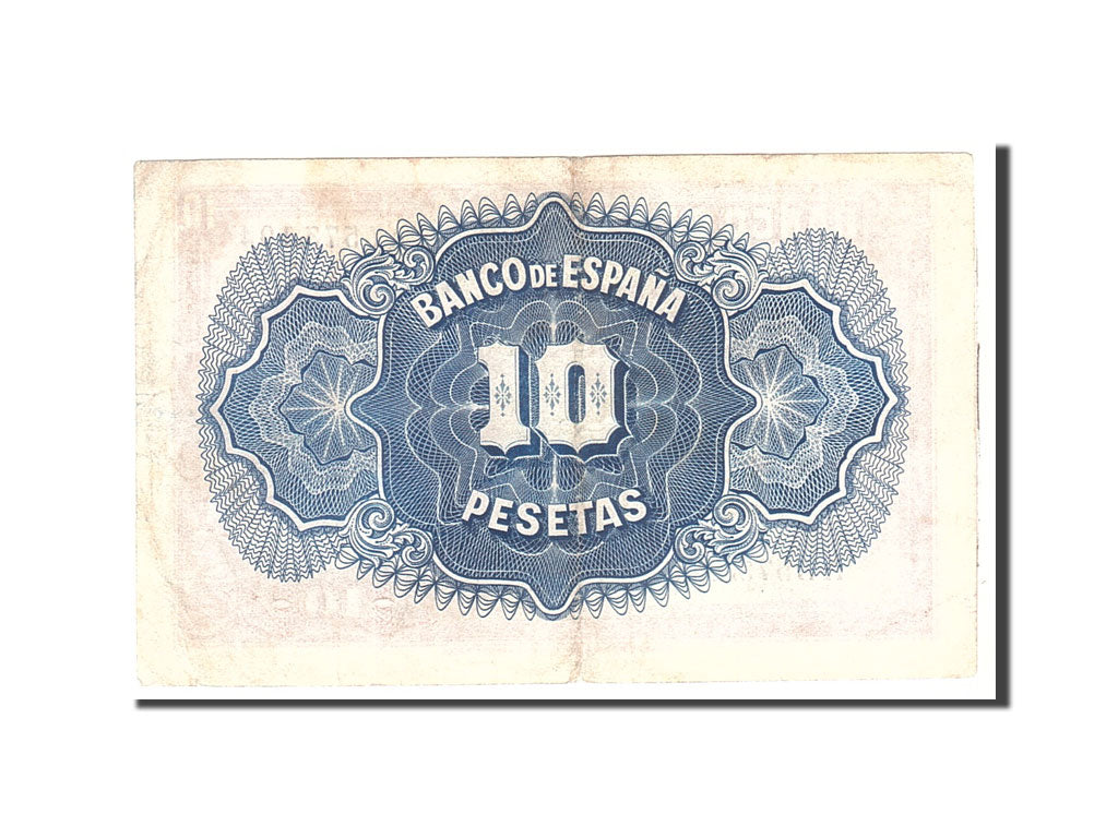 Banknote, Spain, 10 Pesetas, 1935, Undated, KM:86a, EF(40-45)