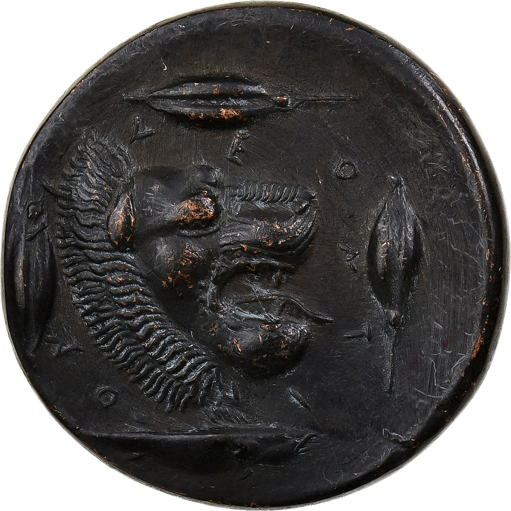 Francja, medal, Reproduction, Tétradrachme Sicile, 1975, Cuivre, EF(40-45)