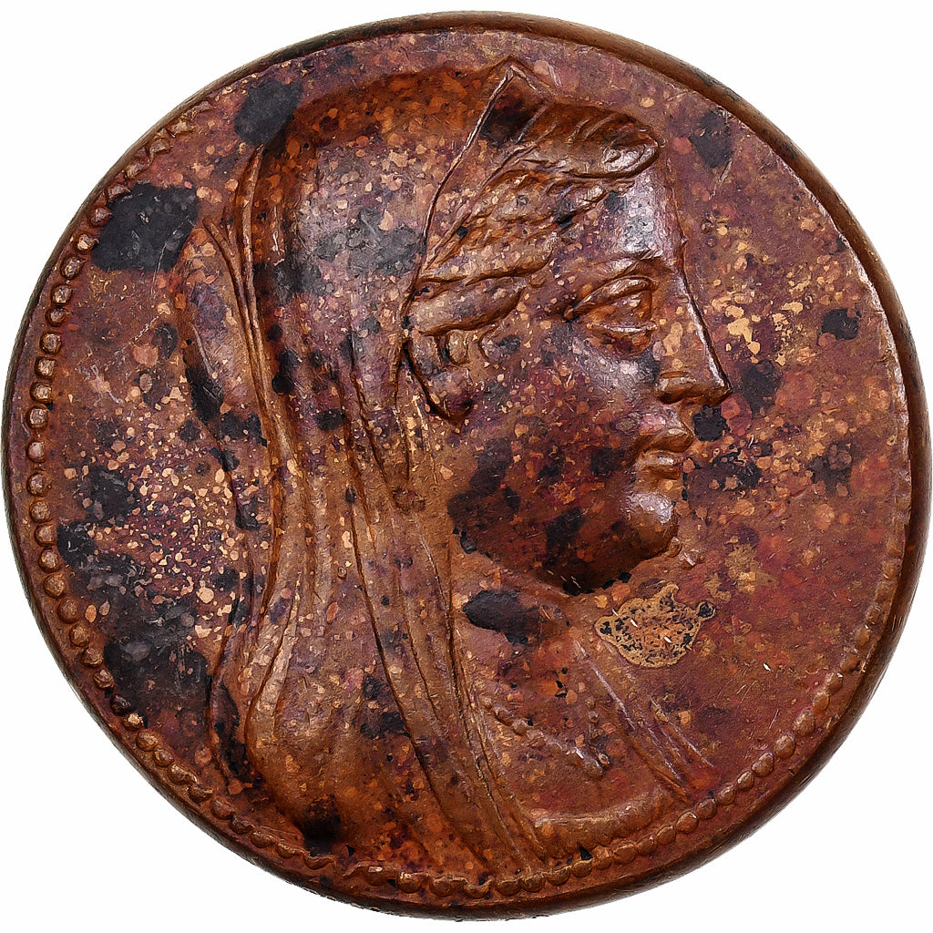 France, Médaille, Reproduction, Monnaie Egypte, Royaume Lagide, 1970, Cuivre