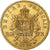 França, Napoleon III, 20 Francs, Napoléon III, 1865, Paris, Dourado