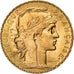 Francja, 20 Francs, Marianne, 1914, Paris, Złoto, MS(64), Gadoury:1064a, KM:857