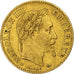 França, Napoleon III, 10 Francs, 1862, Strasbourg, Dourado, EF(40-45)
