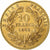 França, Napoleon III, 10 Francs, 1865, Paris, Dourado, EF(40-45), Gadoury:1015