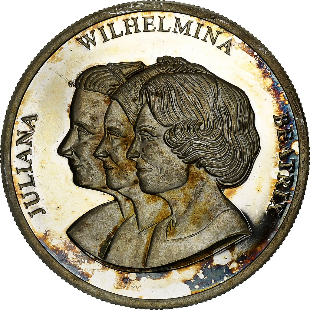 Paesi Bassi, medaglia, Juliana, Wilhelmina, Beatrix, 1993, Argento, SPL