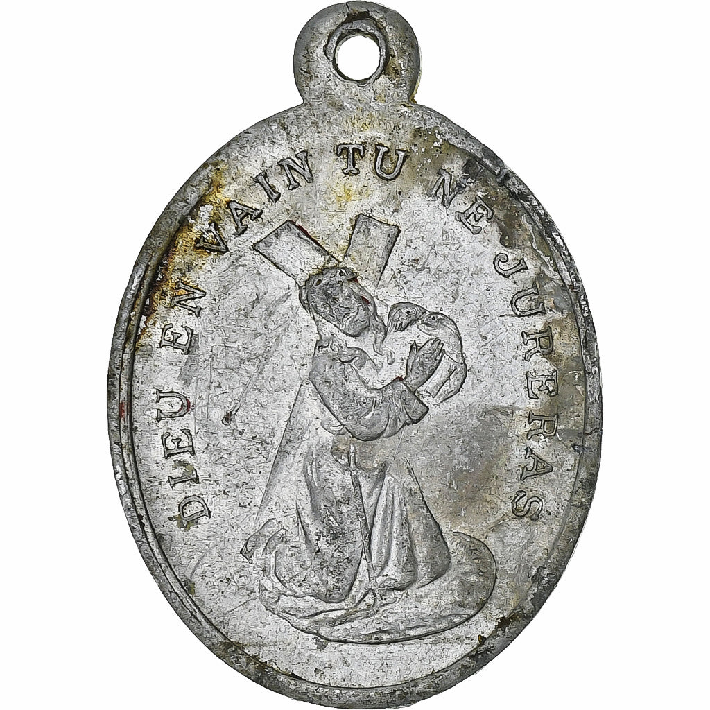France, Medal, Que le Saint Nom de Dieu soit Béni, Aluminium, VF(20-25)