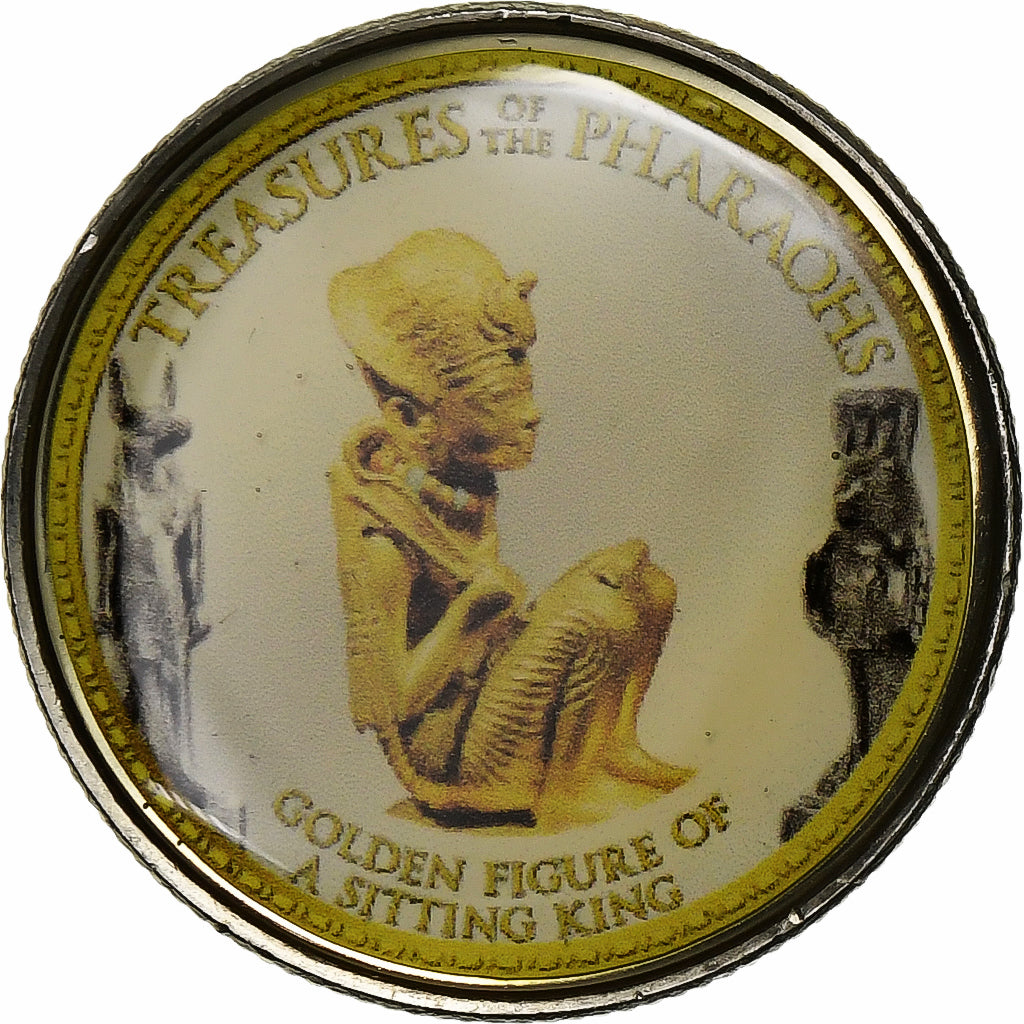 Egipt, Pound, Pharaons, Golden Figure of a Sitting King, 2010/AH1431, Cairo