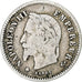 France, Napoleon III, 20 Centimes, Napoléon III, 1867, Paris, Silver