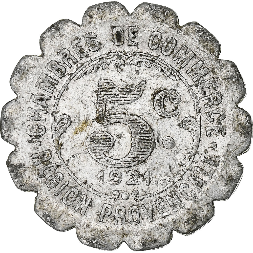 Frankreich, ,, 5 Centimes, 1921, SS, Aluminium, Elie:10.6