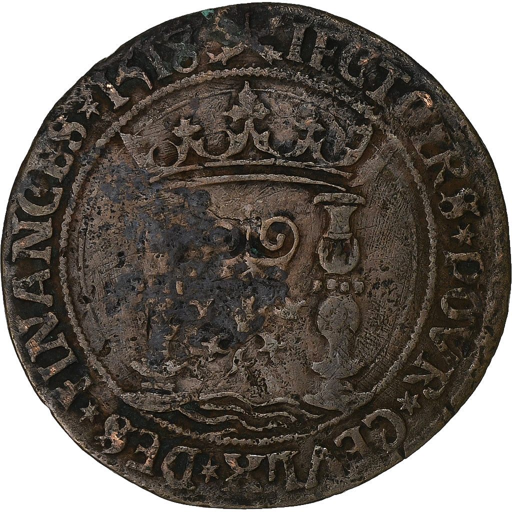 Spanish Netherlands, Token, Charles Quint, Finances, 1518, Copper, F(12-15)