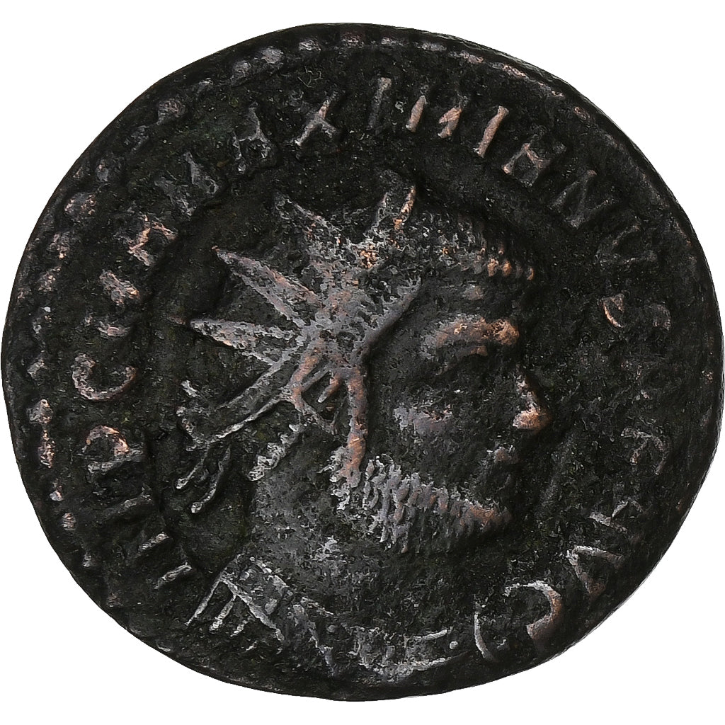 Maximianus, Antoninianus, 295-299, Cyzicus, Copper, VF(20-25), RIC:15b